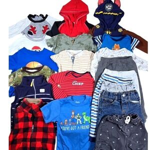 EUC Huge Lot Baby Boy Bundle ALLSEASON Clothing 20Pc Sz 3-Months